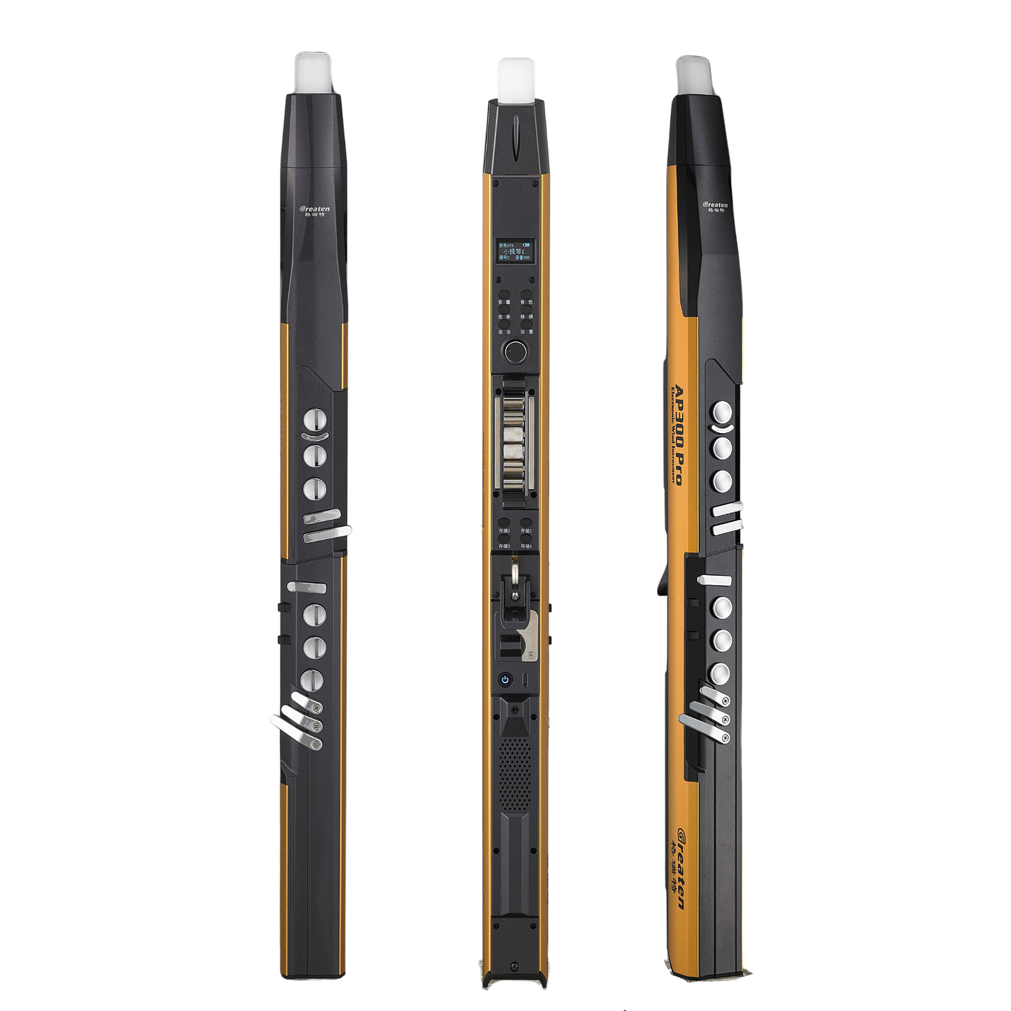 AP300 Pro Electronic Wind Instrument, Synthesizer, 108 Tones, Bluetooth, Built-in Speaker, Rechargeable Electric Saxophone, Multiple Colors