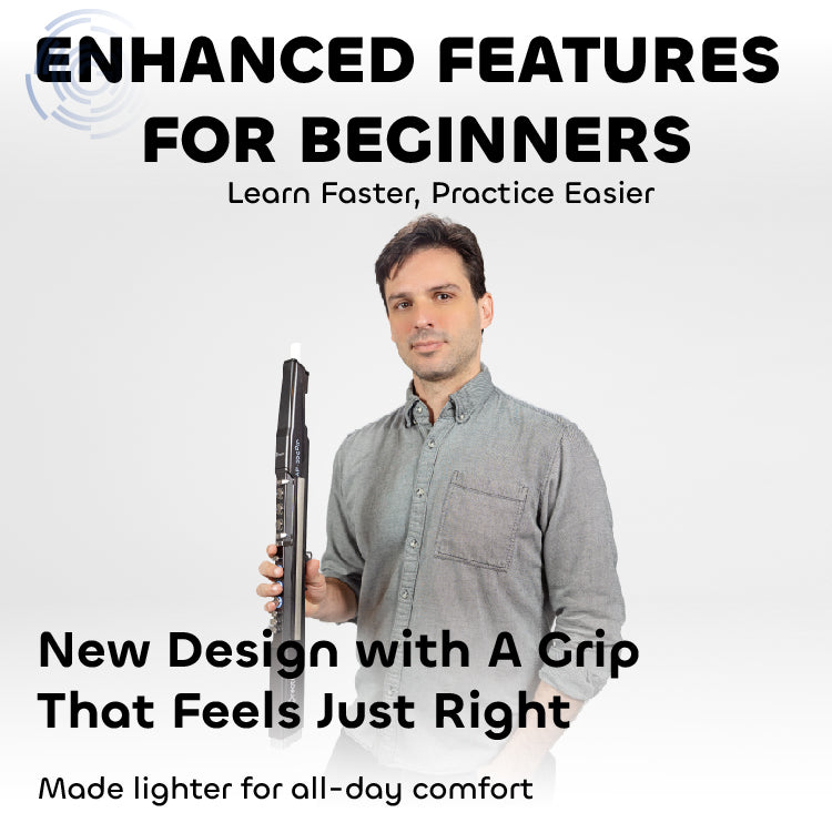 Greaten AP500 Pro Electronic Wind Instrument, 120 Sounds, Voice Control, Dual Sounds, Bluetooth