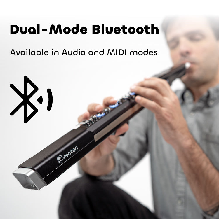 Greaten AP500 Pro Electronic Wind Instrument, 120 Sounds, Voice Control, Dual Sounds, Bluetooth