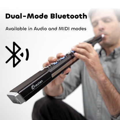 Greaten AP500 Pro Electronic Wind Instrument, 120 Sounds, Voice Control, Dual Sounds, Bluetooth
