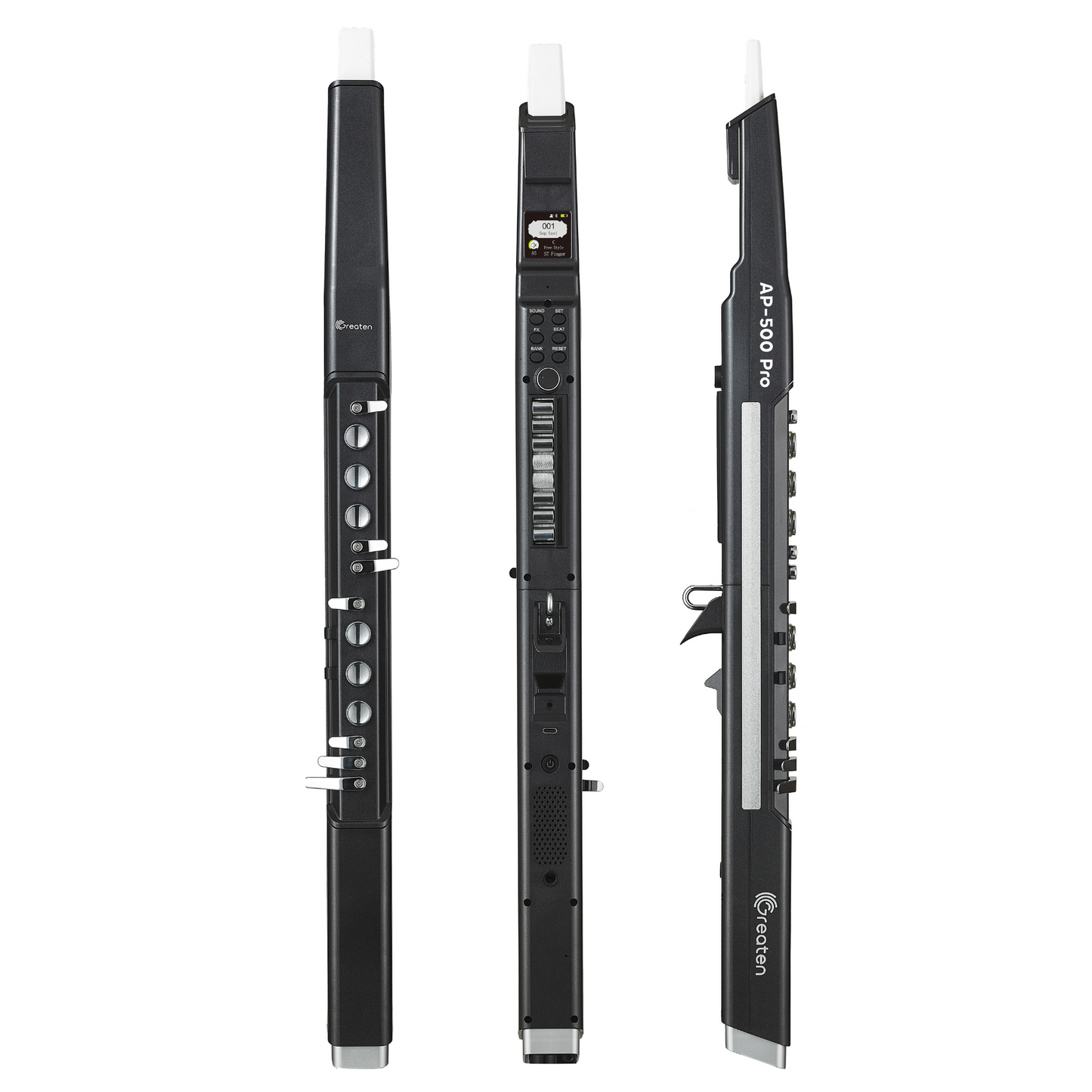 Greaten AP500 Pro Electronic Wind Instrument, 120 Sounds, Voice Control, Dual Sounds, Bluetooth